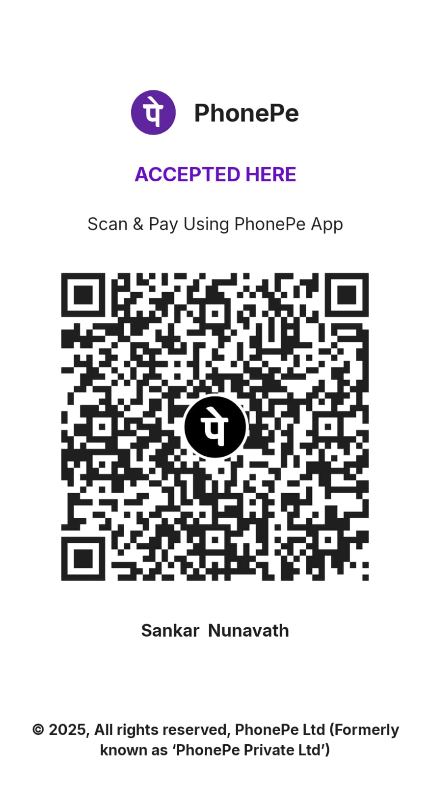 Payment QR Code